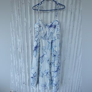 Gap linen dress midi length size XL-NWT